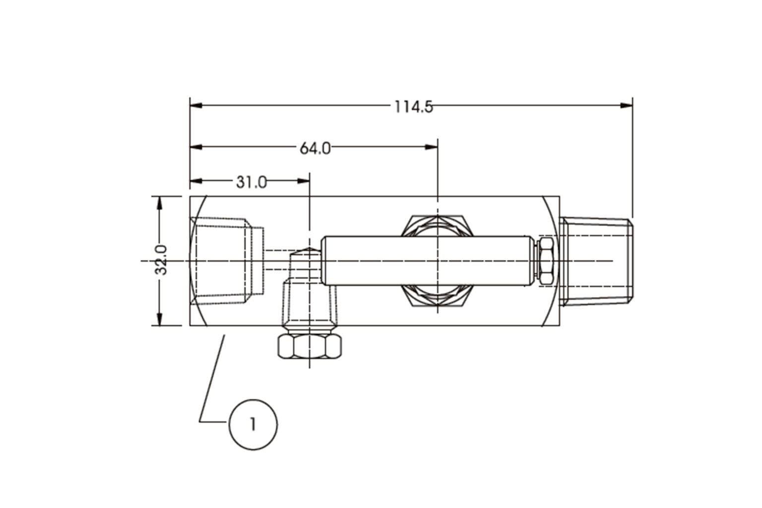 2 Way Gauge Valve _ E377 CB MF