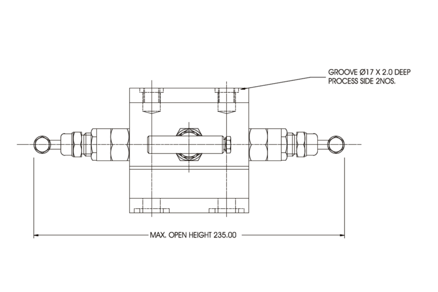 3 Valve Manifold H-Type _ E301 FF