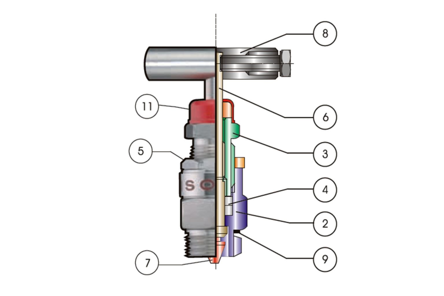 3 Valve Manifold Separately mounted type with Drain _ E311RM (2)