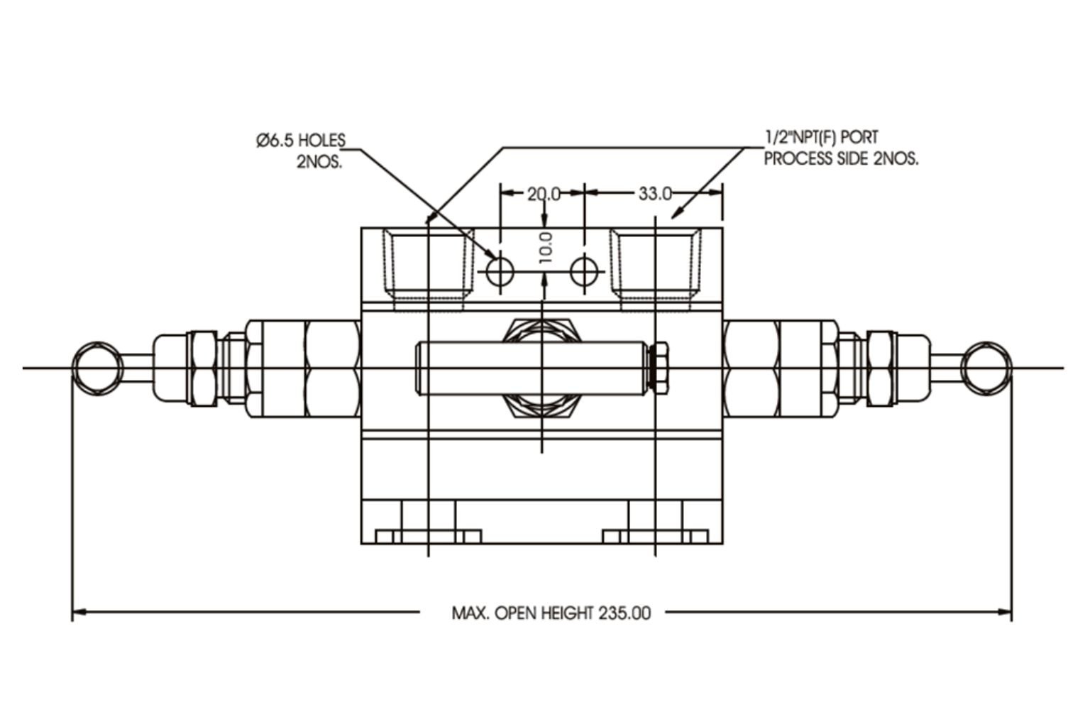 3 Valve Manifold T-Type _ E305 DM