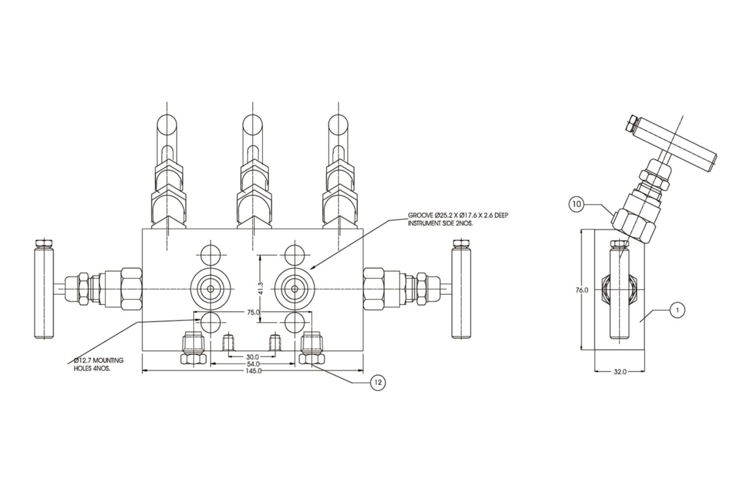5 Valve Manifold Bar Type _ E507 DM (2)