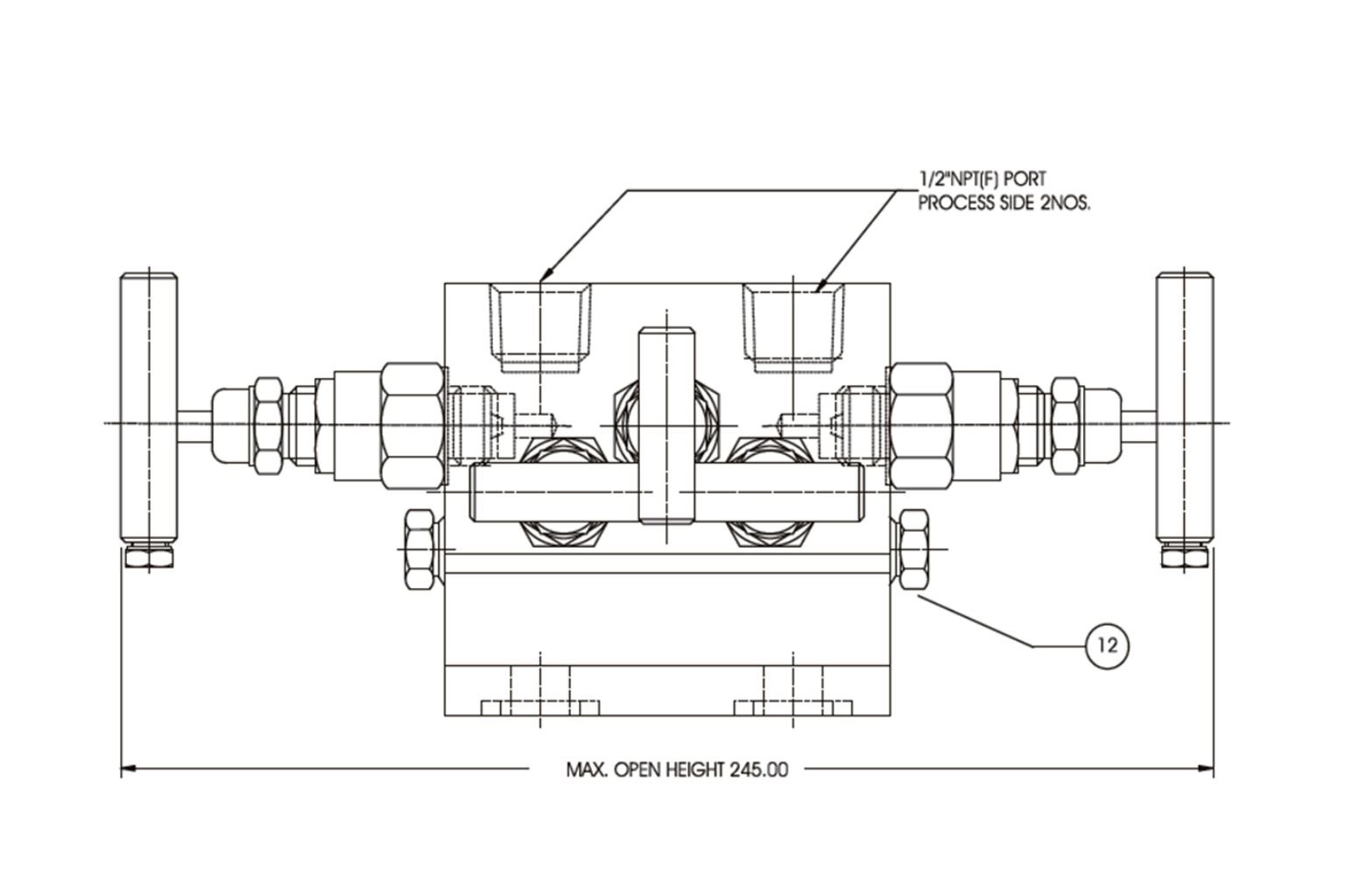 5 Valve Manifold T-Type _ E506 DM