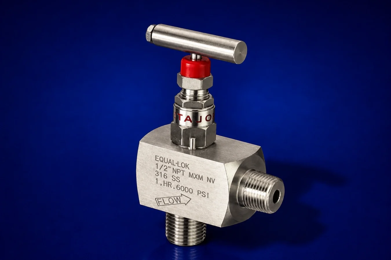 Angle Type Needle Valve MNPT X MNPT E 107 NV